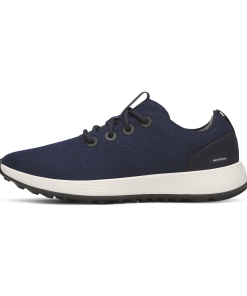 Women's Wool Runner NZ Waterproof - Dark Navy (Natural White Sole)