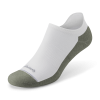 Anytime Ankle Sock - Blizzard/Thunder Green