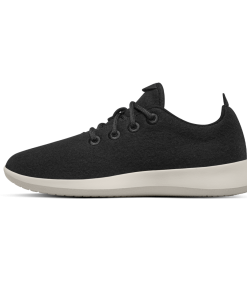 Men's Wool Runner - True Black (Cream Sole)